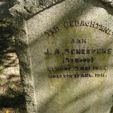 SCHEEPERS J.A. 1854-1911