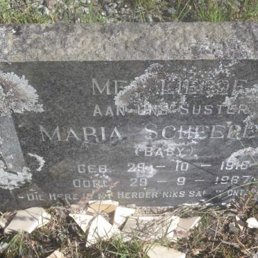 SCHEEPERS Maria 1916-1967