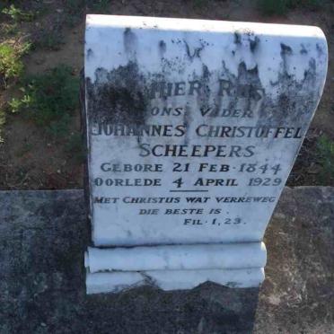 SCHEEPERS Johannes Christoffel 1844-1929