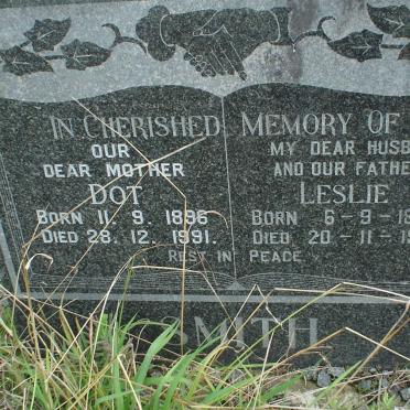 SMITH Leslie 1895-1961 &amp; Dot 1896-1991