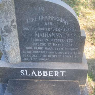 SLABBERT Marianna 1952-1961
