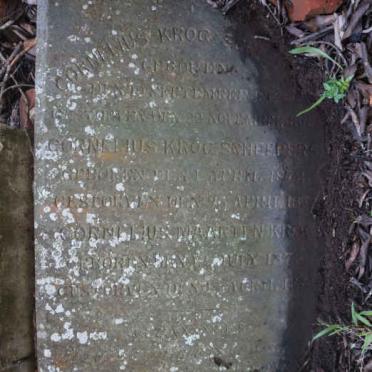 SCHEEPERS Cornelius Krog 186?-186? :: SCHEEPERS Cornelius Krog 1872-1872 :: KROG Cornelius Maarten 1873-1874