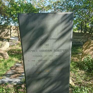 SCHEEPERS Johannes Abraham -1889