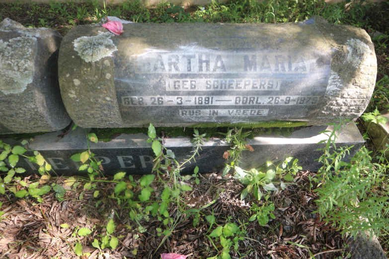 SCHEEPERS Johannes Abraham 1887-1960 &amp; Martha Maria SCHEEPERS 1891-1975