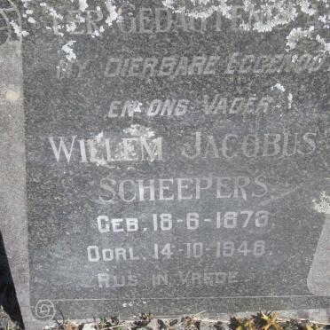 SCHEEPERS Willem Jacobus 1873-1948