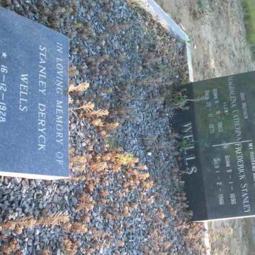 WELLS Frederick Stanley 1896-1966 &amp; Magdalena Catherina 1902-1971 :: WELLS Stanley Deryck 1928-1998