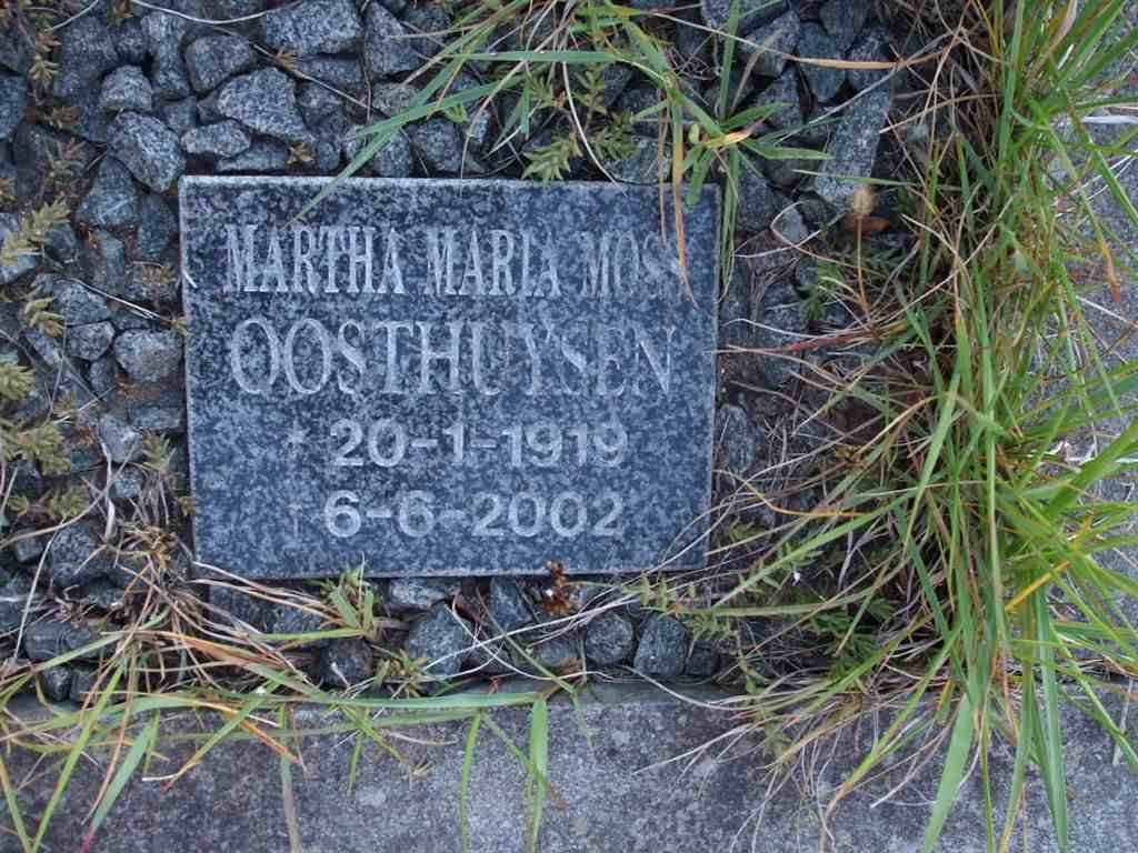 OOSTHUYSEN Martha Maria nee MOSS 1919-2002