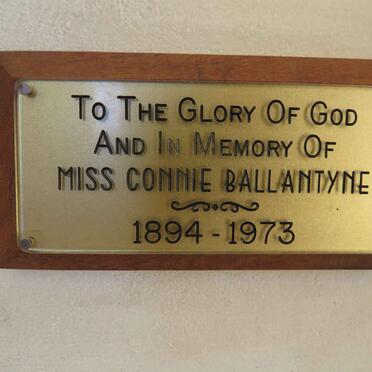 BALLANTYNE Connie 1894-1973