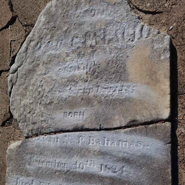 PALACIOS Frederick Cipriano 1824-1851