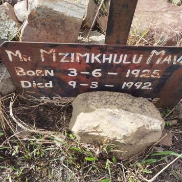 MAVUSO Mzimkhulu 1925-1992