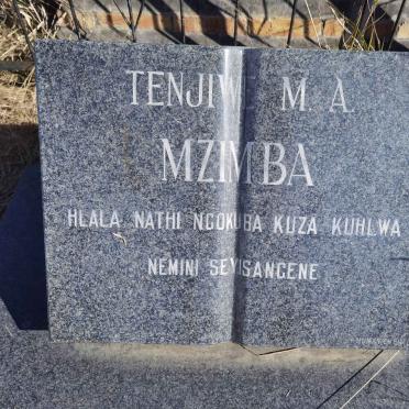 MZIMBA Tenjiwe M.A.