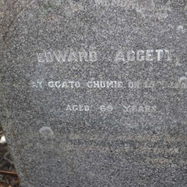 AGGETT Edward -188?