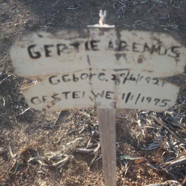 ARENDS Gertie 1921-1995