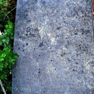 BENNIE Catherine S.M. 1868-1869