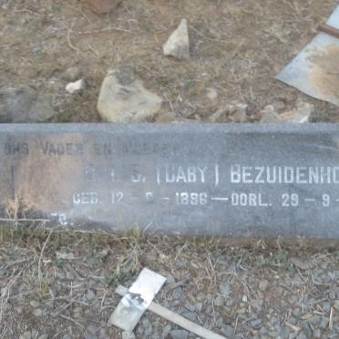 BEZUIDENHOUT P. Coenraad 1895-1976 &amp; G.I.S. 1896-1976 