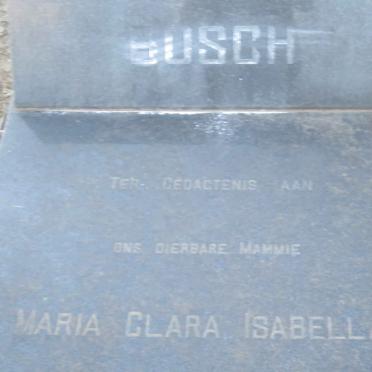 BOSCH Maria Clara Isabella previously DU PREEZ nee ELS 1897-1976