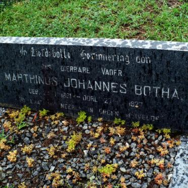 BOTHA Marthinus Johannes 1881-1927