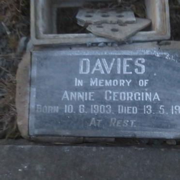 DAVIES Annie Georgina 1903-1991