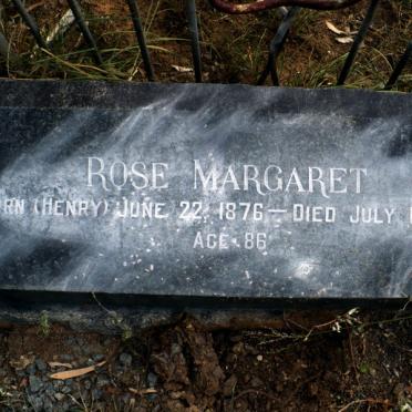 DEWEY Rose Margaret nee HENRY 1876-1962