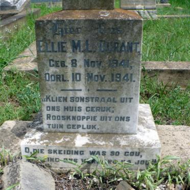 DURANT Ellie M.L. 1941-1941