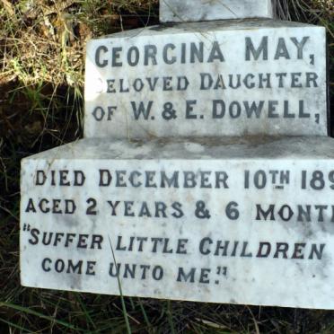 DOWELL Georgina May -1898