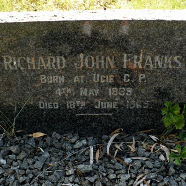 FRANKS Richard John 1889-1965