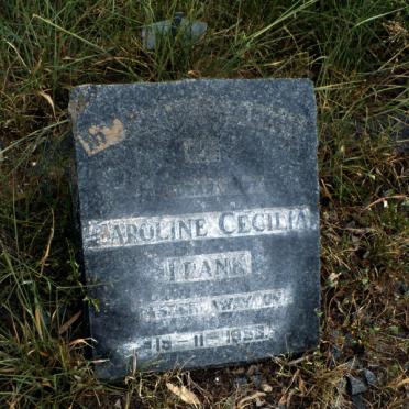 FRANK Caroline Cecilia -1958