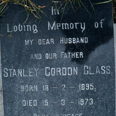 GLASS Stanley Gordon 1895-1973