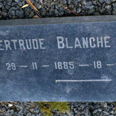 GRAHAM Gertrude Blanche 1885-1968