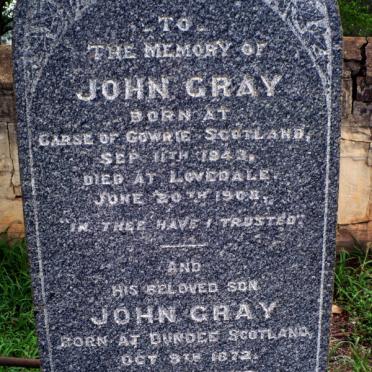 GRAY John 1843-1903 :: GRAY John 1872-1928