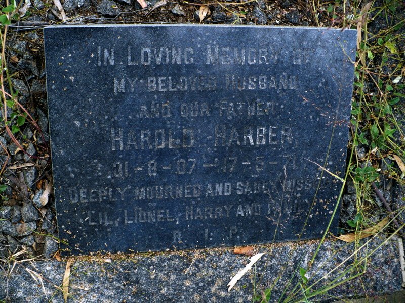 HARBER Harold 1907-1971