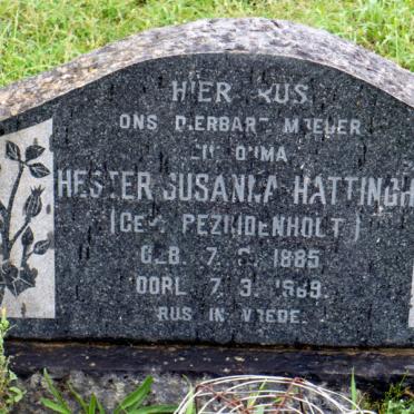 HATTINGH Hester Susanna nee BEZUIDENHOUT 1885-1969
