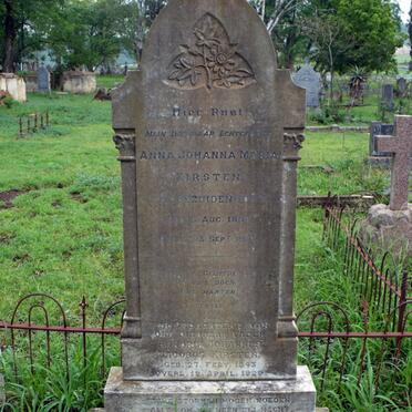 KIRSTEN Hendrik Johannes Jacobus 1843-1929 &amp; Anna Johanna Maria BEZUIDENHOUT 1852-1914