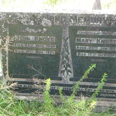 KNOTT John 1864-1921 &amp; Mary 1864-1941