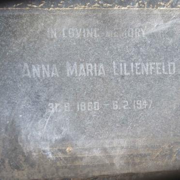 LILIENFELD Anna Maria 1860-1947