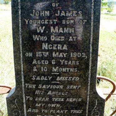 MANN John James -1903