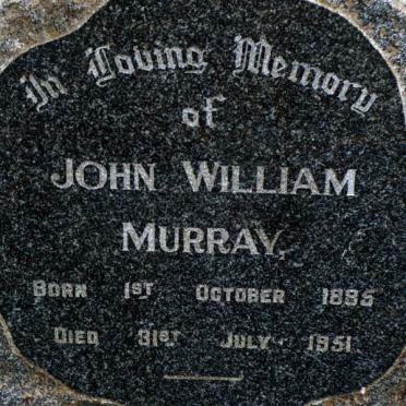 MURRAY John William 1895-1951