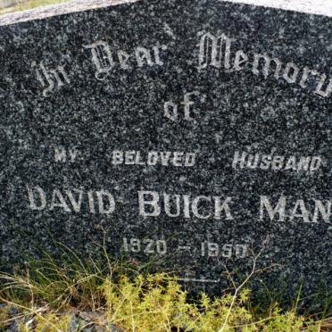 MANN David Buick 1920-1950