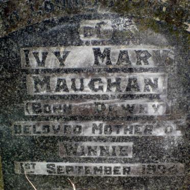 MAUGHAN Ivy Mary nee DEWEY -1934