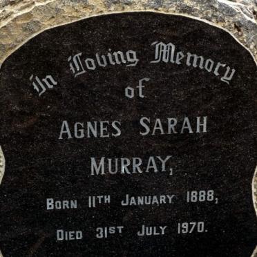 MURRAY Agnes Sarah 1888-1970