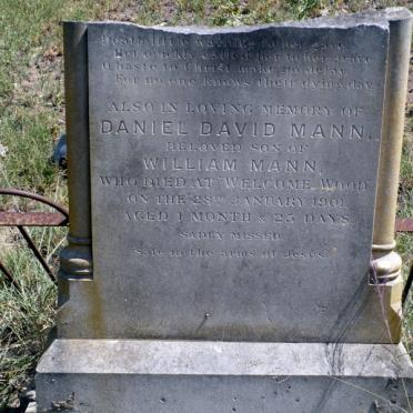 MANN Daniel David -1901