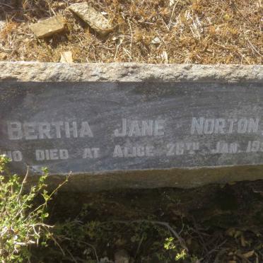 NORTON Bertha Jane -1951