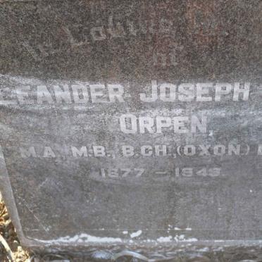 ORPEN Leander Joseph John 1877-1949