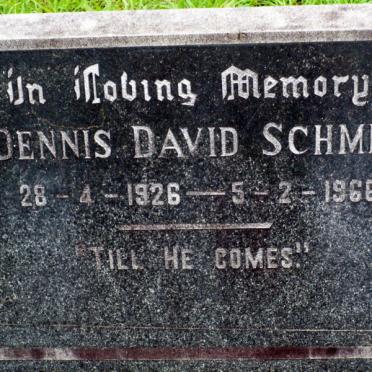 SCHMIDT Dennis David 1926-1966