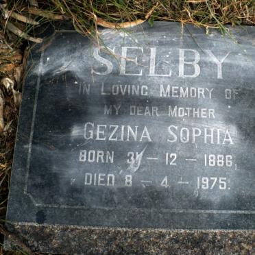 SELBY Gezina Sophia 1886-1975