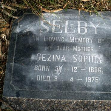 SELBY Gezina Sophia 1886-1975