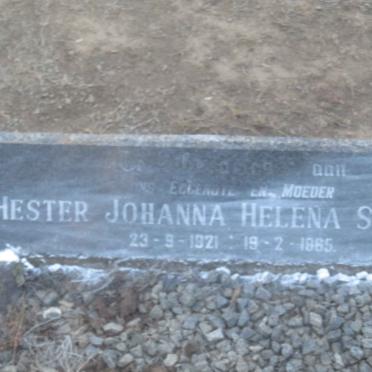 SCHULTZ Hester Johanna Helena 1921-1965