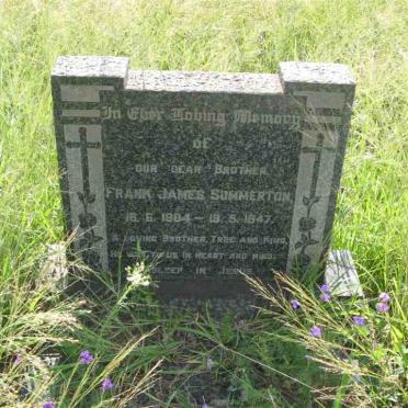 SUMMERTON Frank James 1884-1947