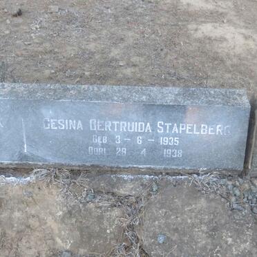 STAPELBERG Gesina Gertruida 1935-1938