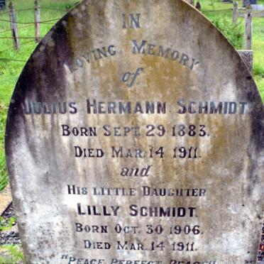 SCHMIDT Julius Hermann 1883-1911 :: SCHMIDT Lilly  1906-1911